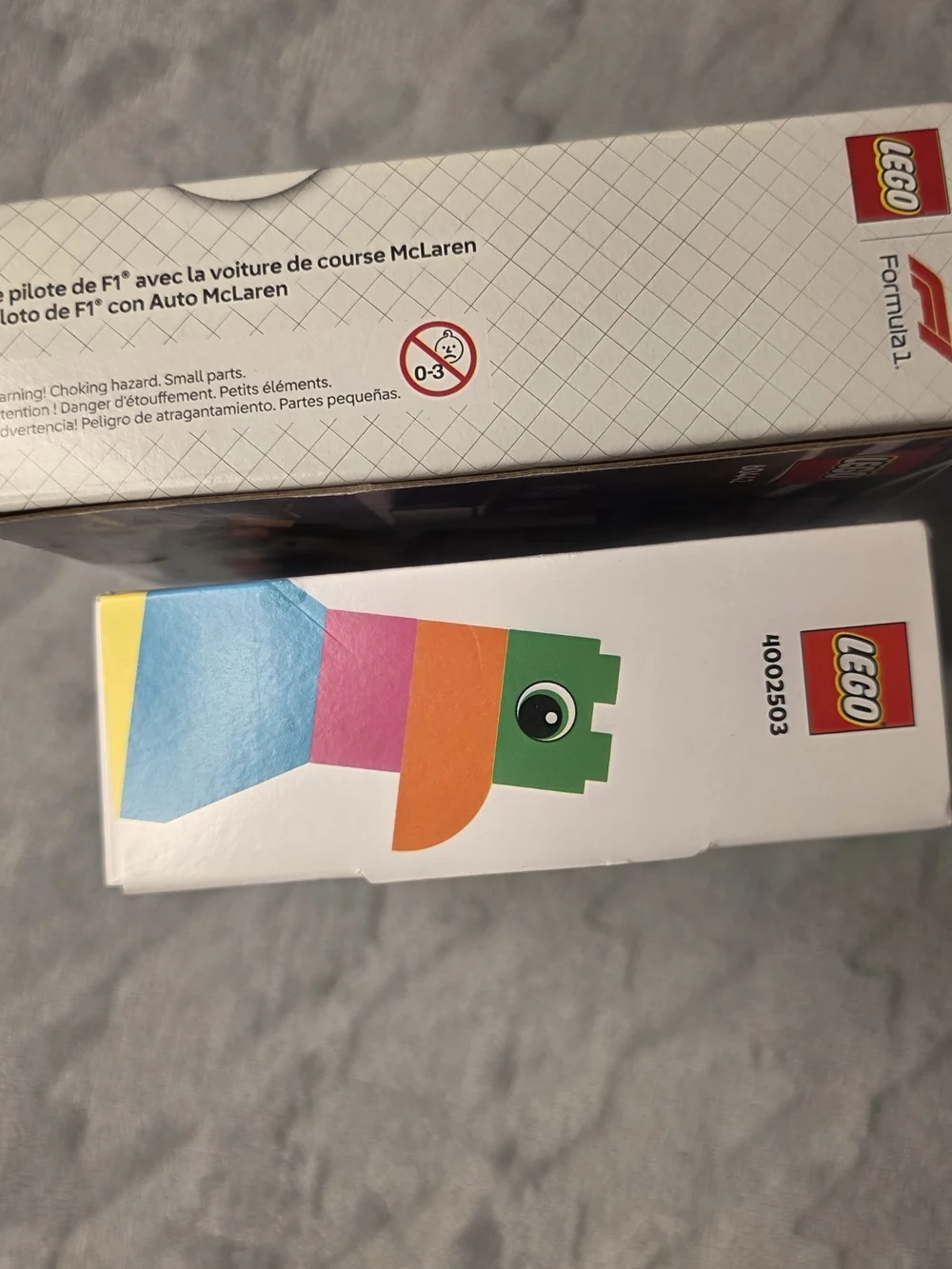 LEGO Orange Formula 1 Race Car Set - Orange and Black